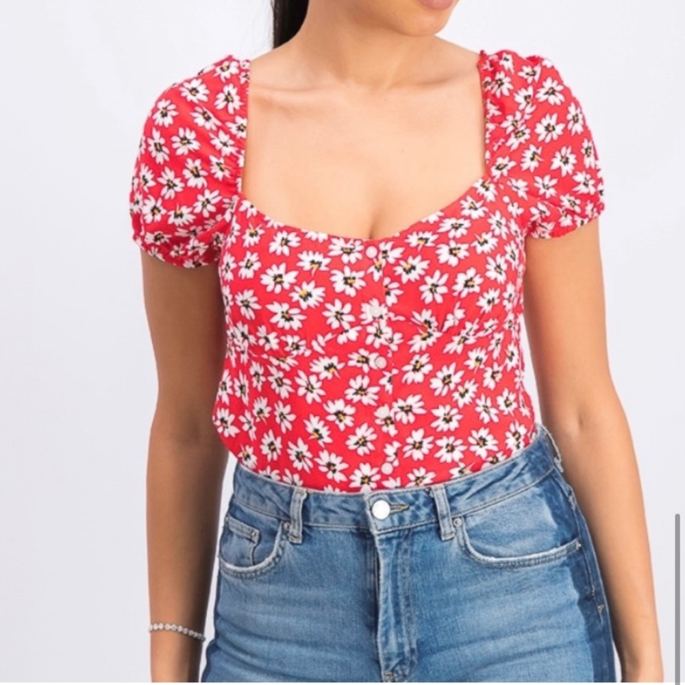 Floral Crop Top